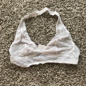 White lace bralette